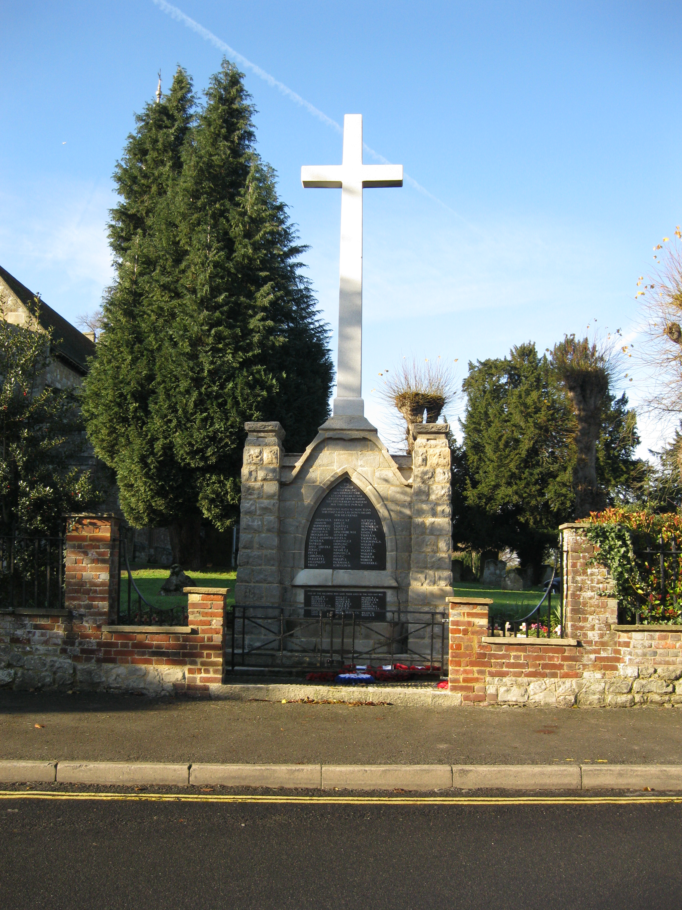 WEST MALLING CHURCH CROSS War Memorials Online