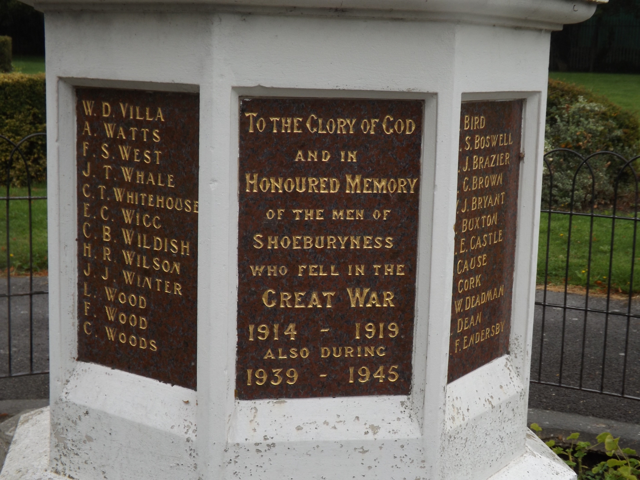 Shoeburyness War Memorial War Memorials Online