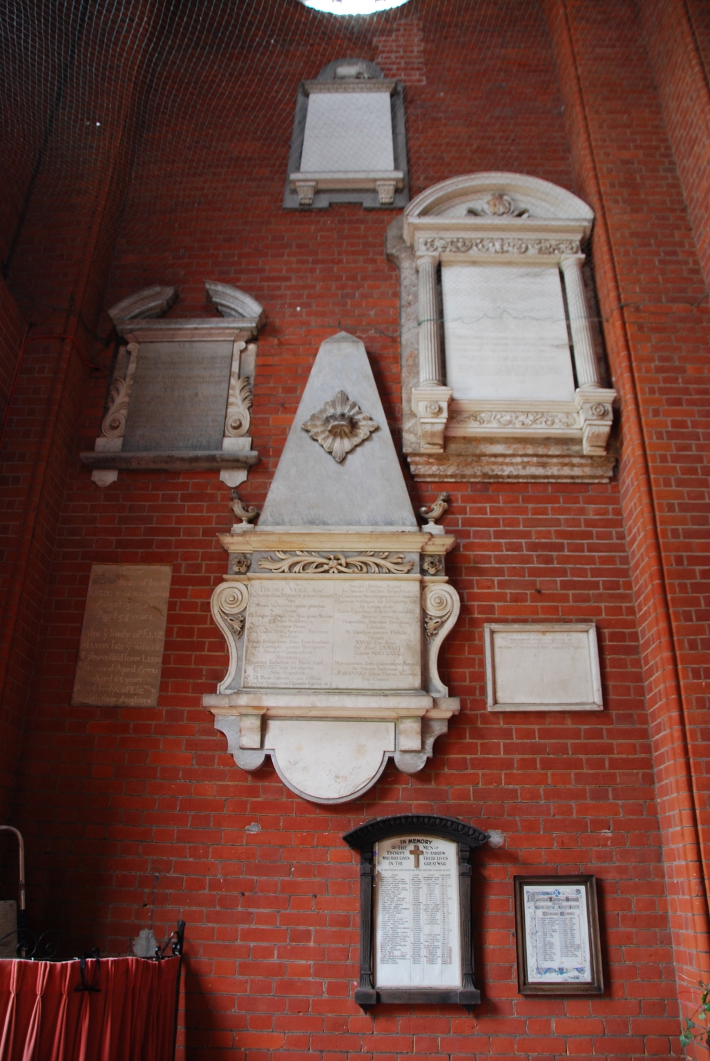 Thorpe St Andrew Church WW1 Roll of Honour War Memorials Online