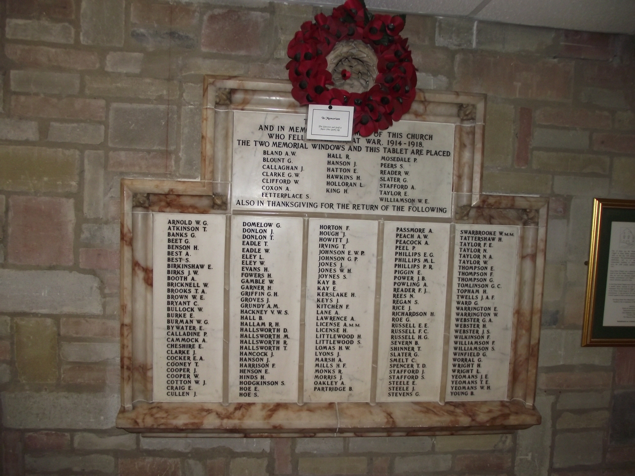 King Street Methodist Chapel War Memorials Online