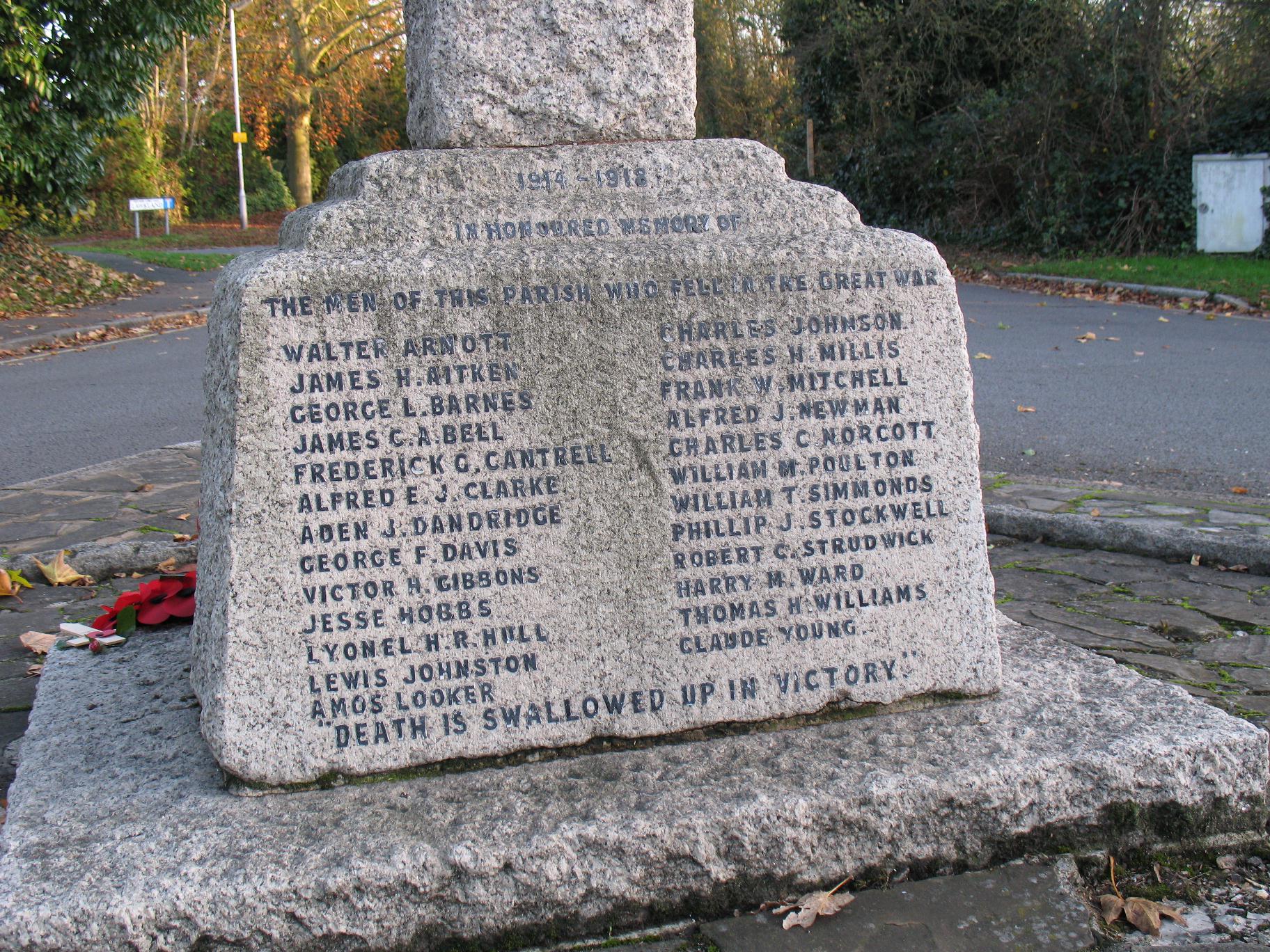 FARNHAM ROYAL War Memorials Online