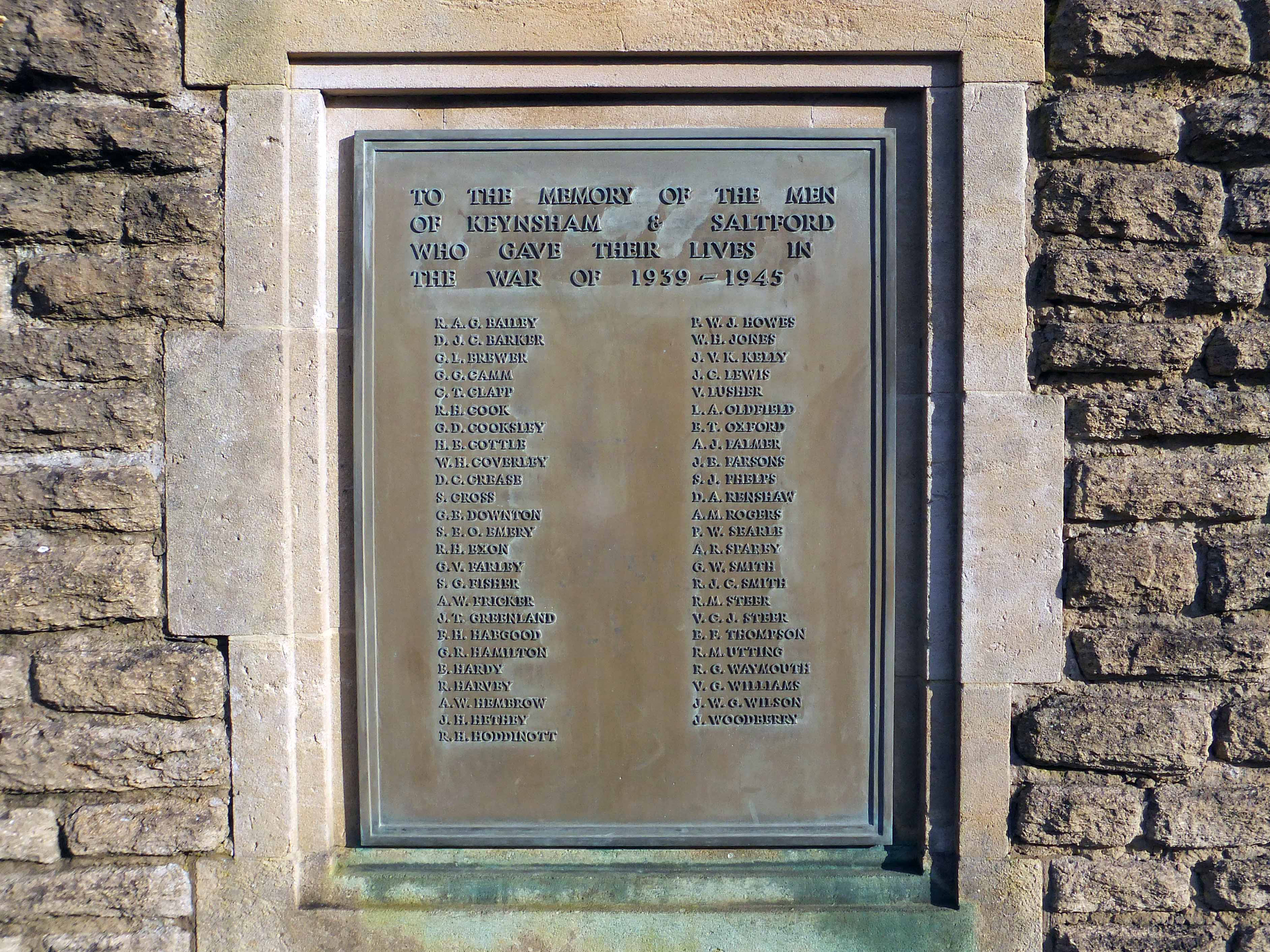 Keynsham And Saltford War Memorials Online