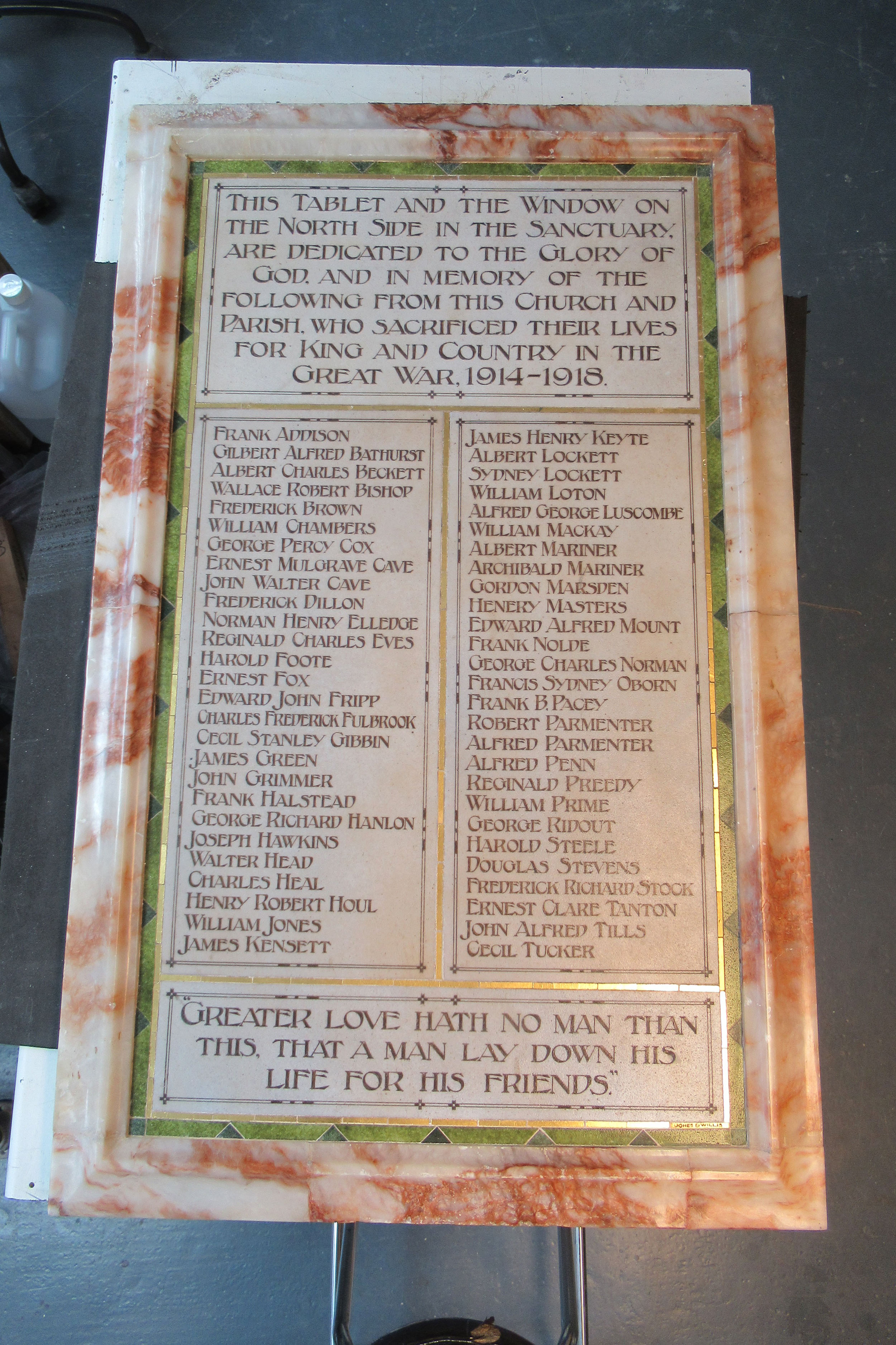 St Simon's Church Kilburn - War Memorials Online