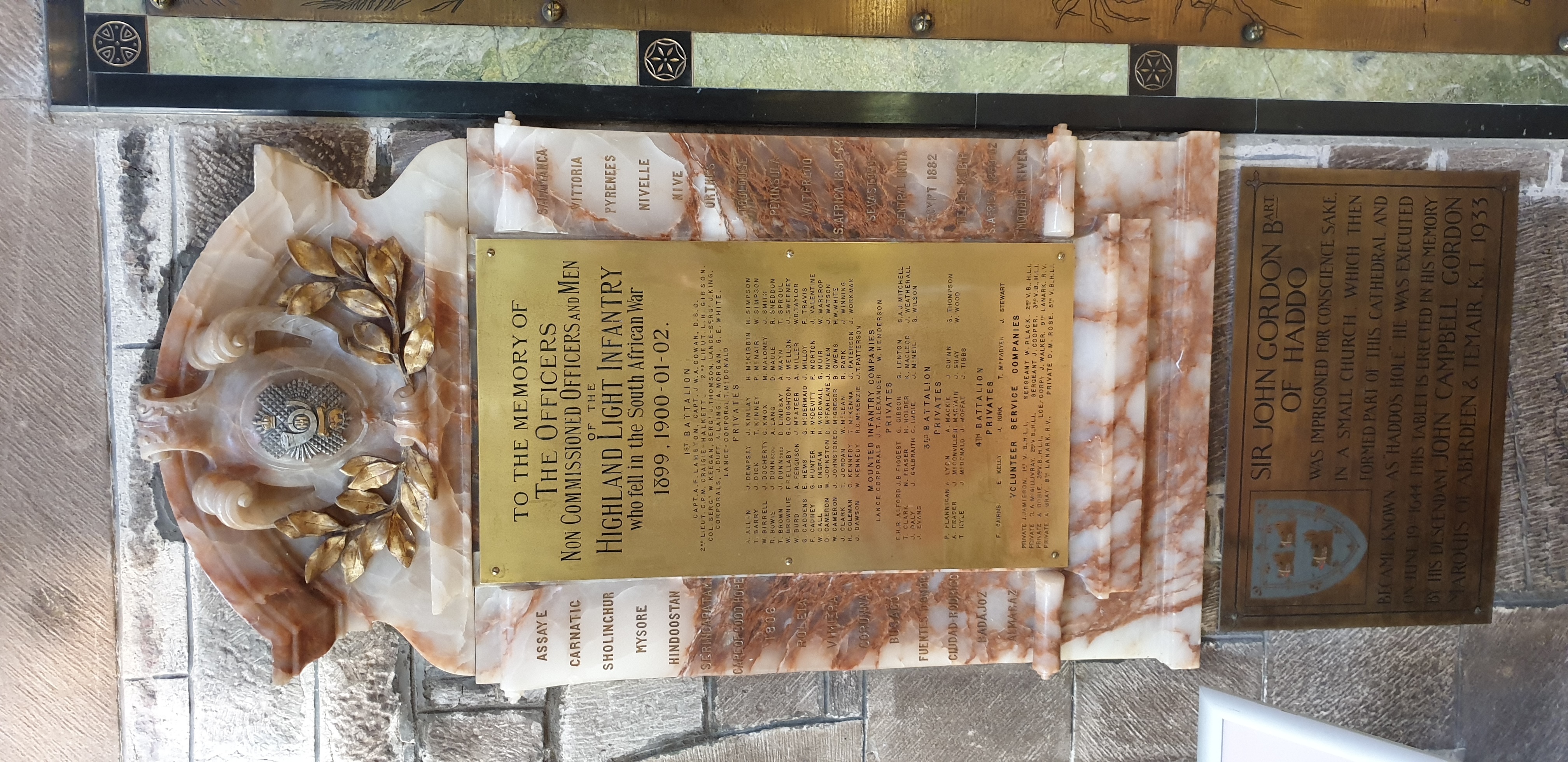 Highland Light Infantry Boer War War Memorials Online