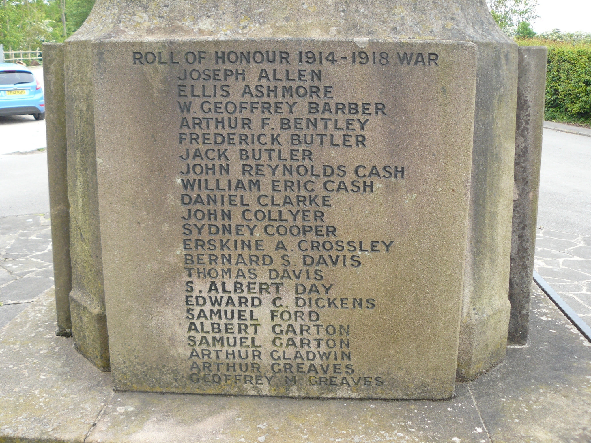 Duffield War Memorial War Memorials Online