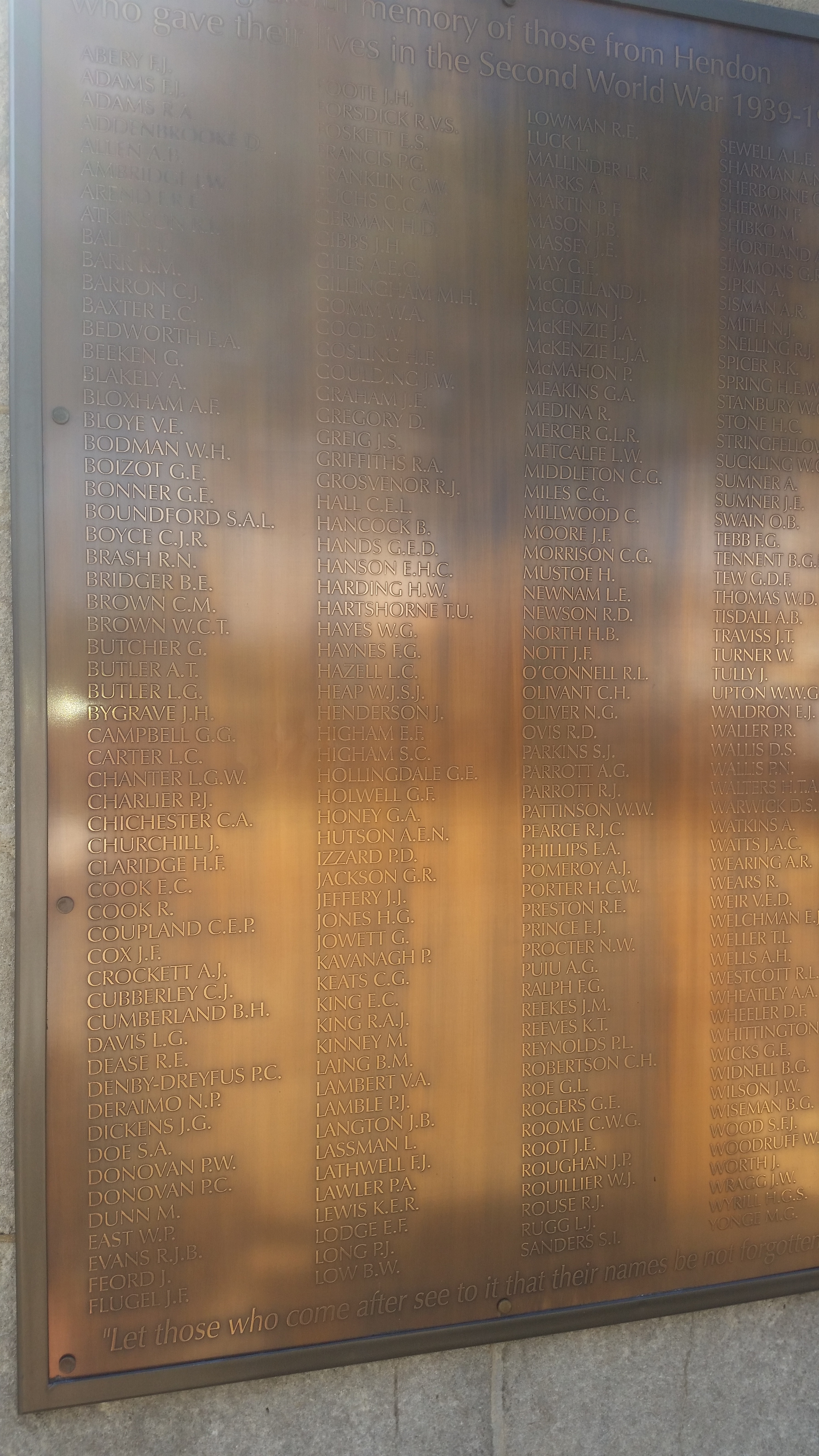 Hendon War Memorial War Memorials Online