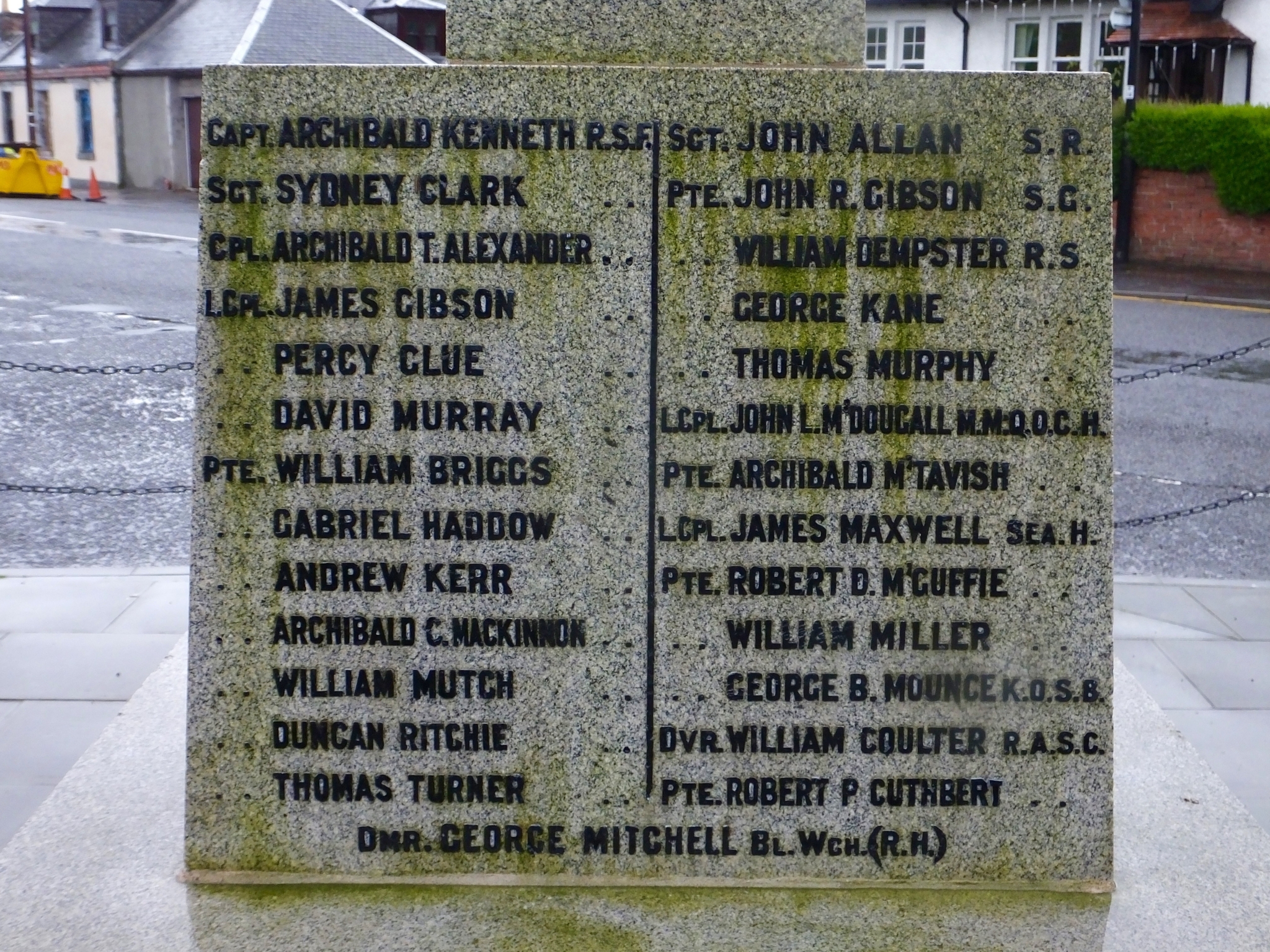 Dundonald War Memorials Online