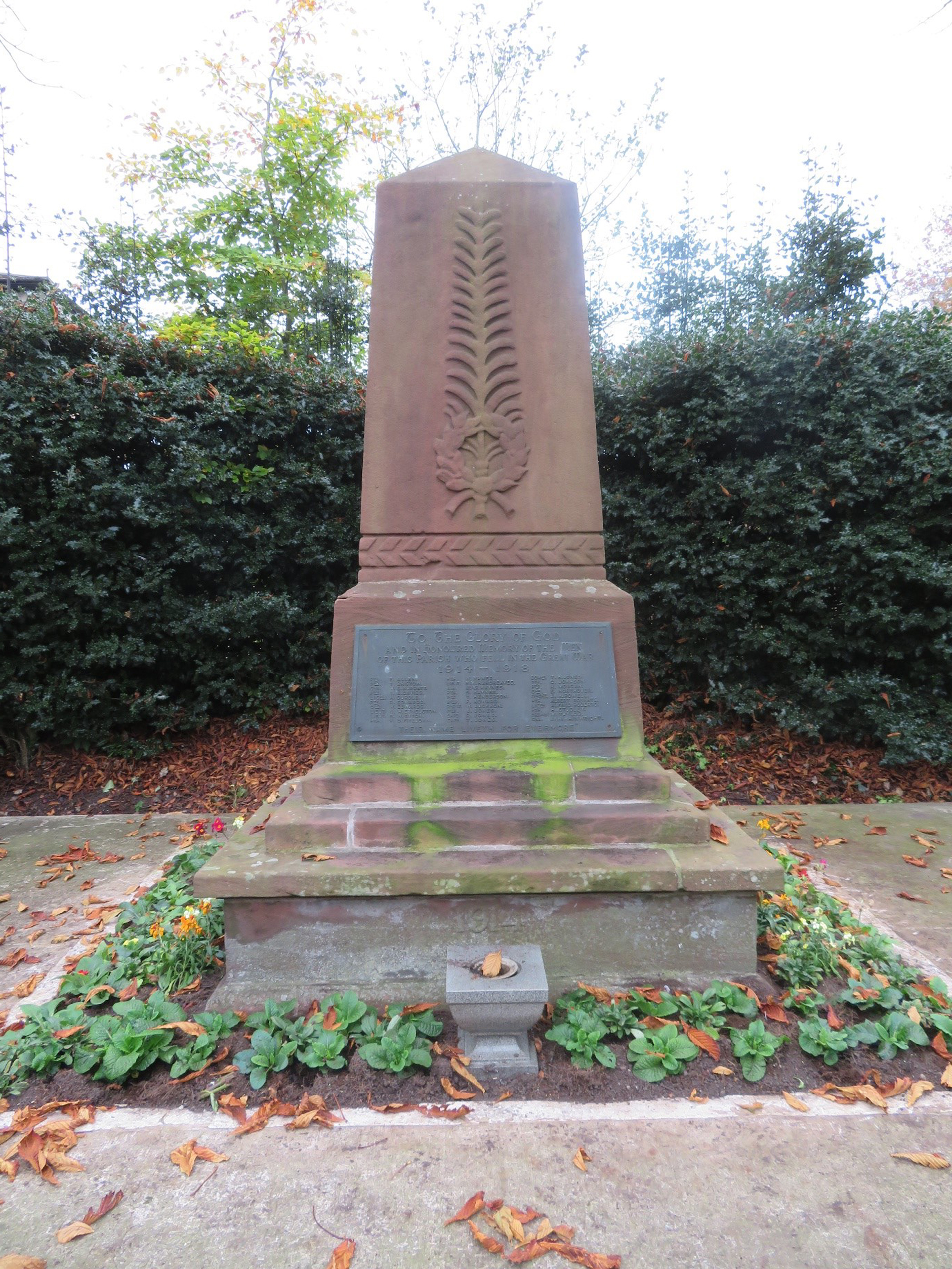 Overton on Dee War Memorials Online
