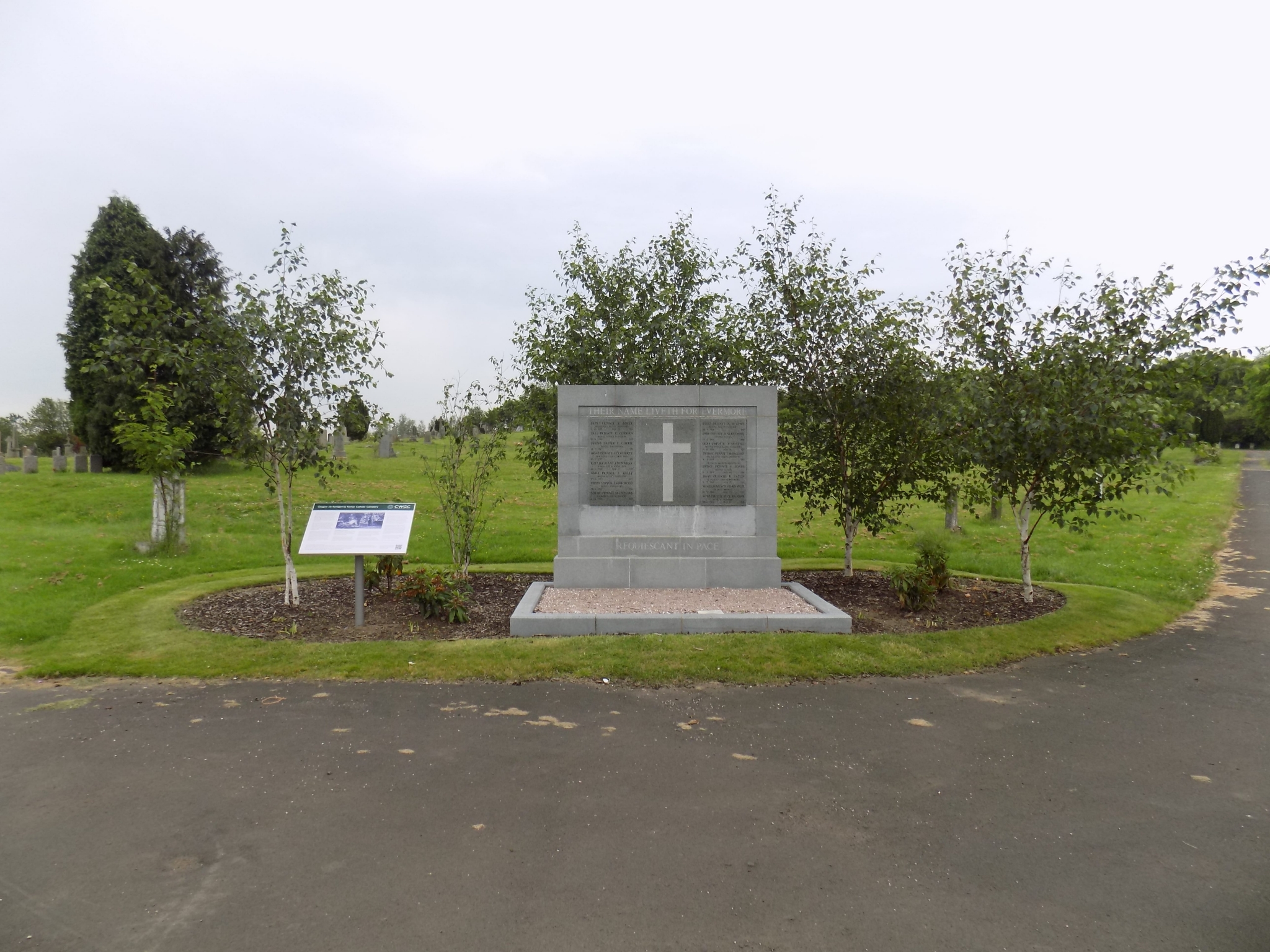St Kentigern R C Cemetery World War One Memorial War Memorials Online