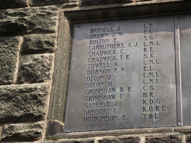 Heapey And Wheelton Clock Tower War Memorials Online