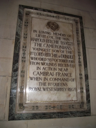 Lieutenant Colonel Harold Ritchie