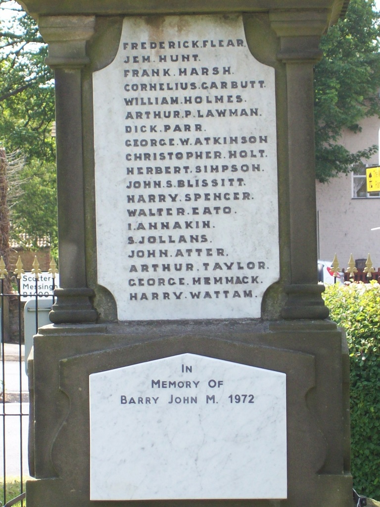 Kirton in Lindsey memorial War Memorials Online