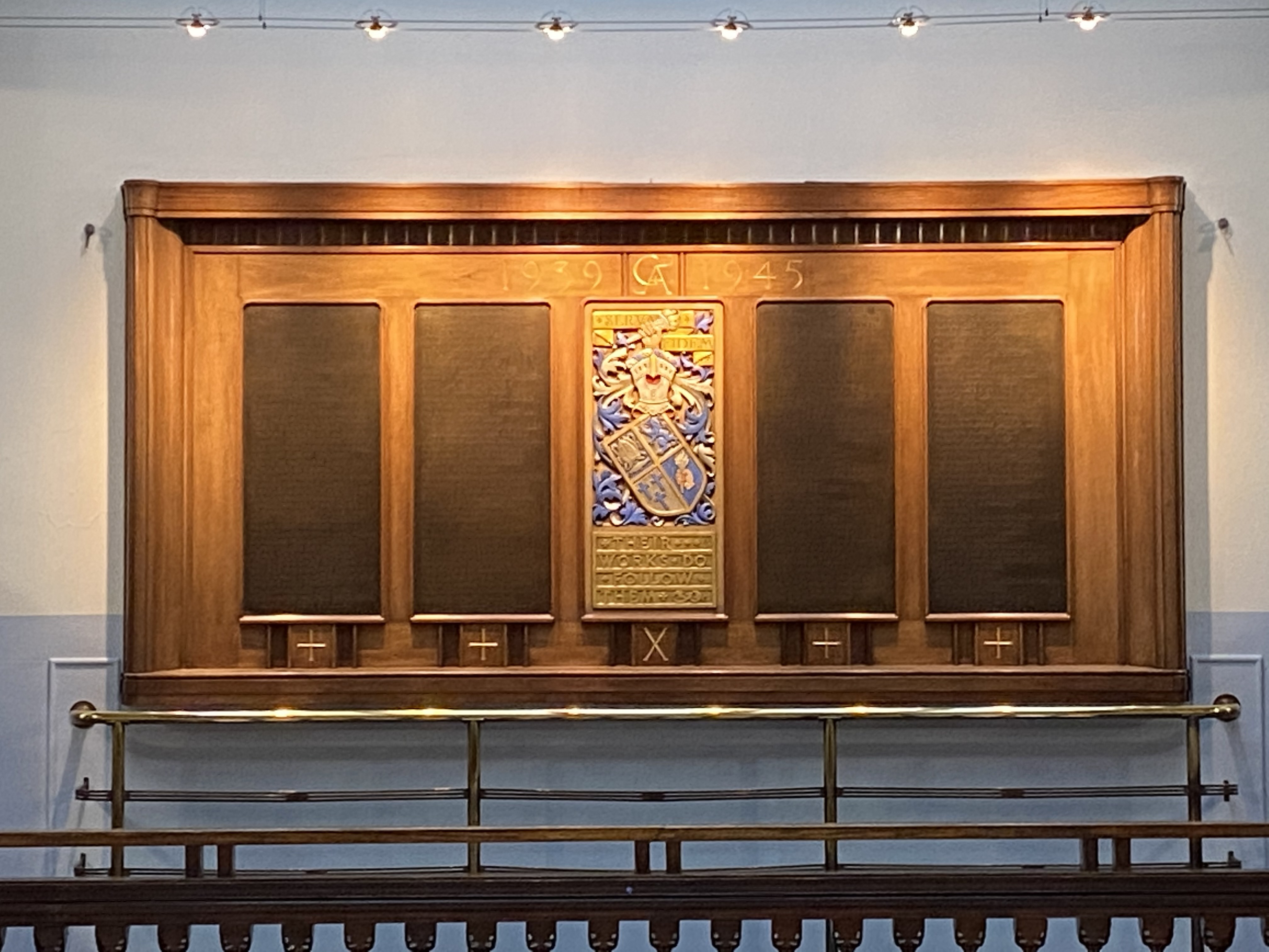 WW2 plaque (Glasgow Academicals)