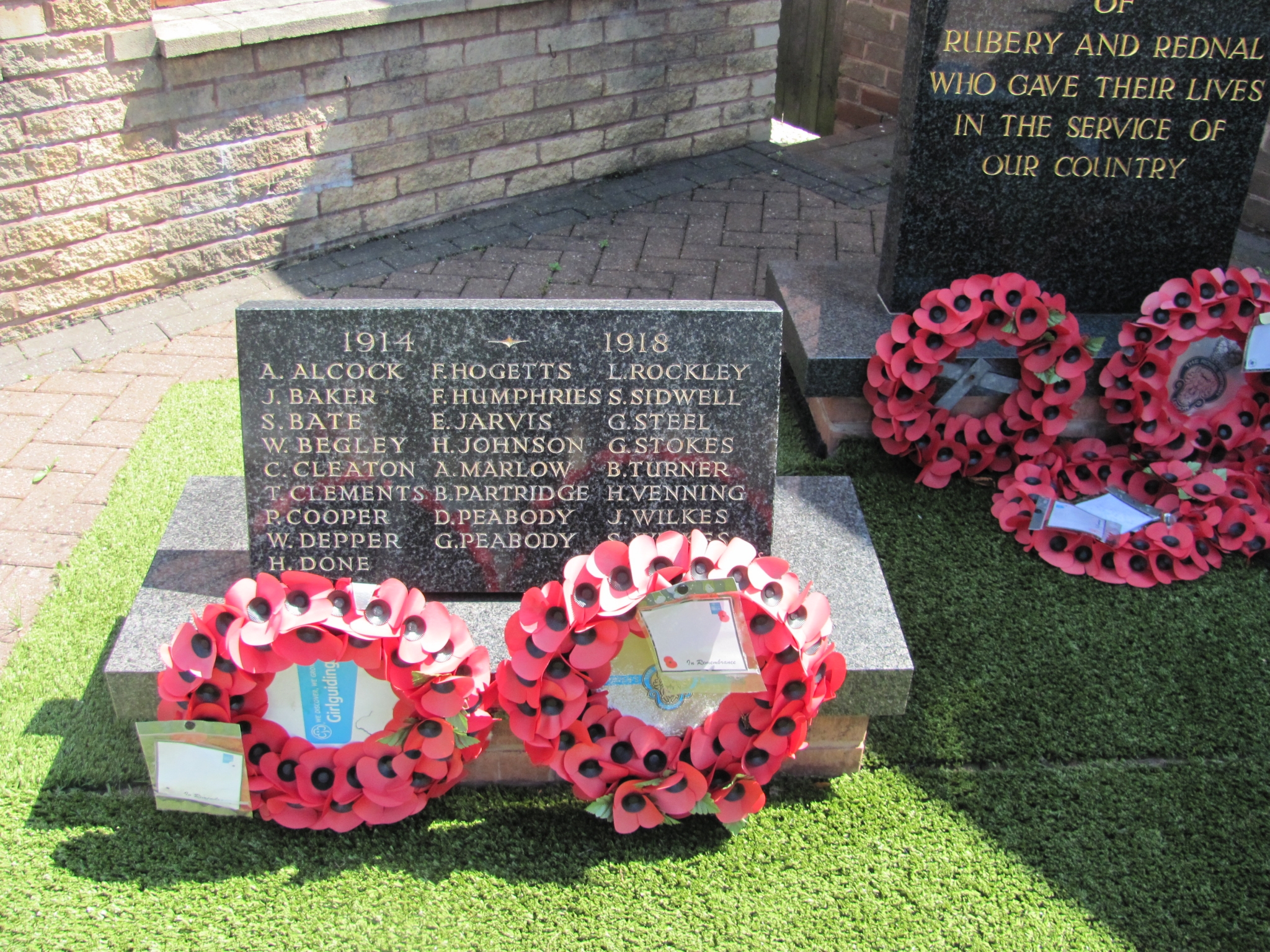 Rubery Rednal Royal British Legion War Memorials Online