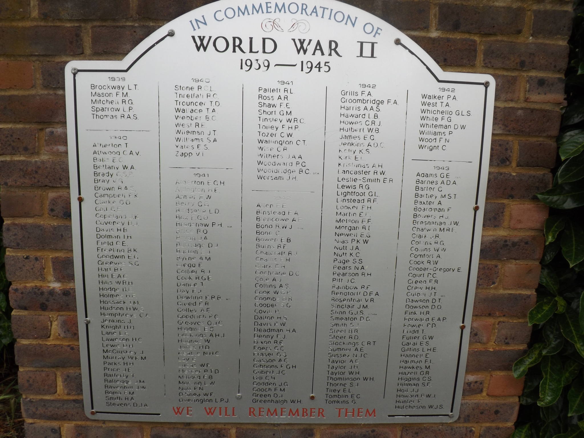 Surbiton Cross War Memorials Online