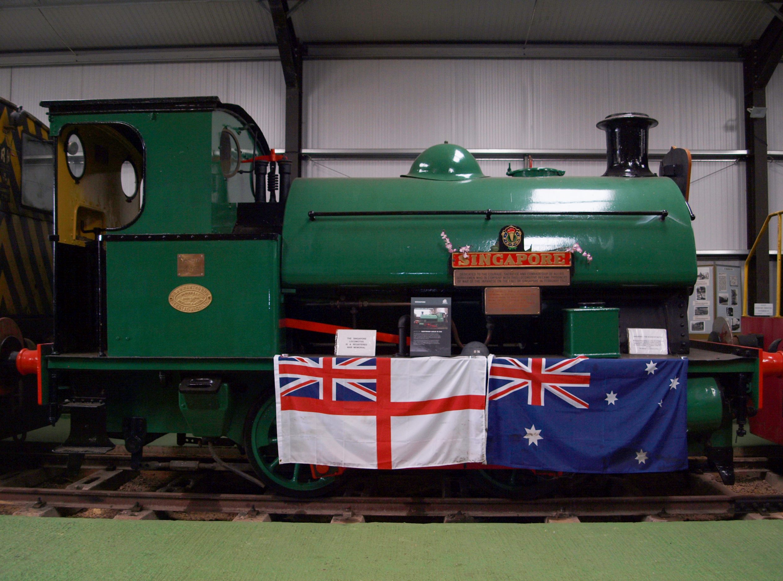 Railway Steam Locomotive 'SINGAPORE' - War Memorials Online