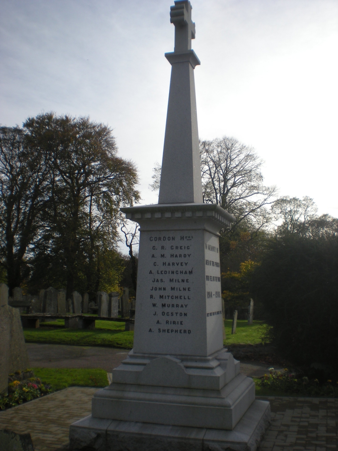 Kirkton Of Skene War Memorials Online