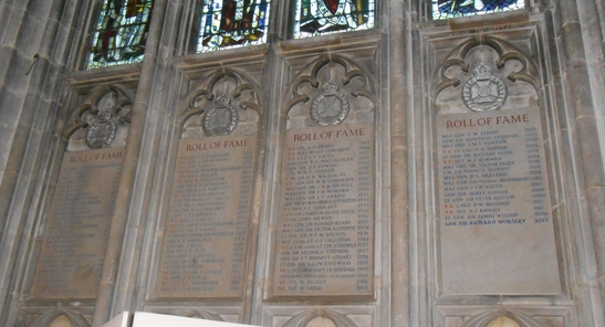 Rifle Brigade Roll of Fame