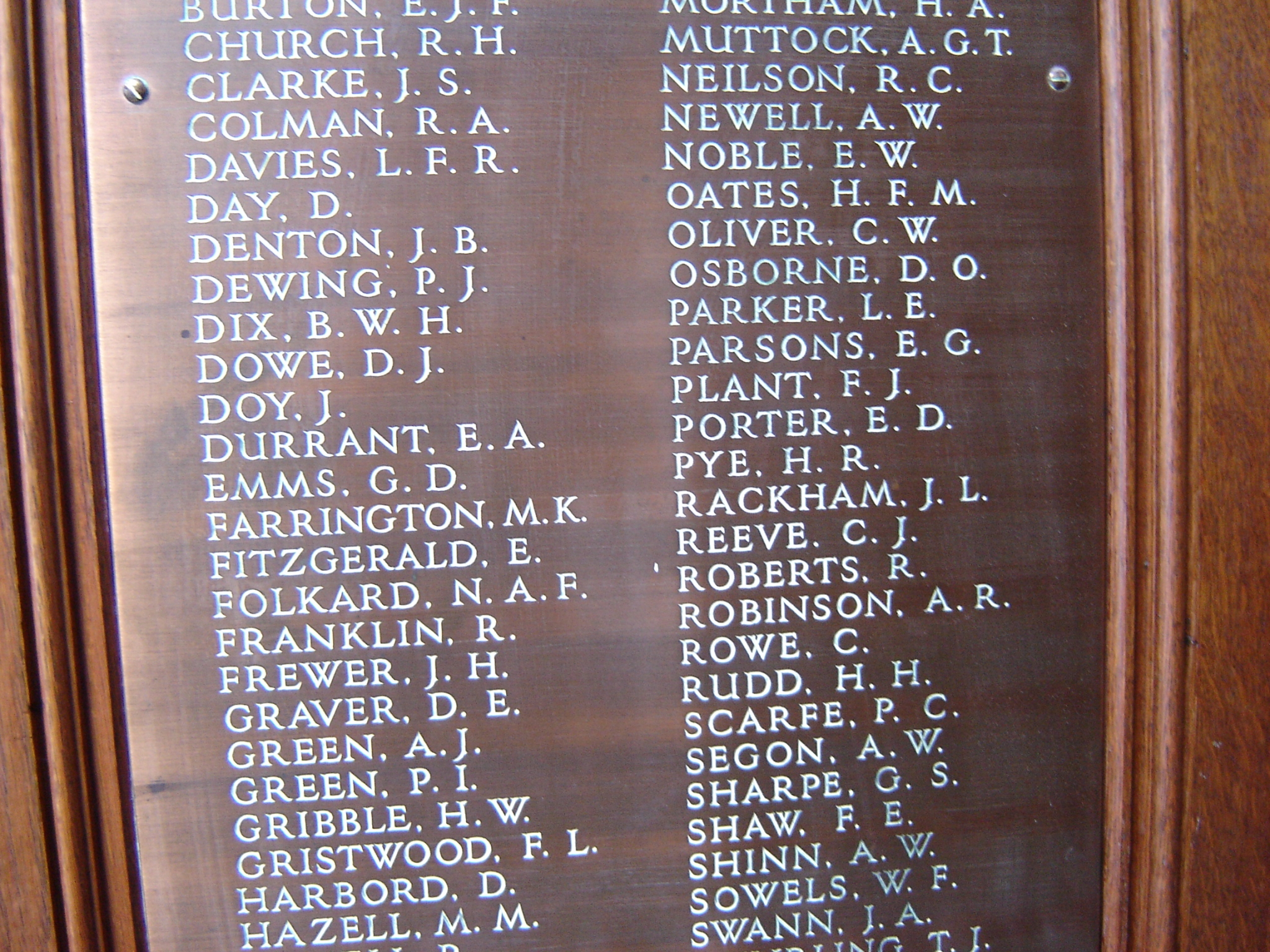 City Of Norwich School Ww2 War Memorials Online