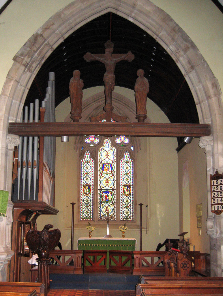 Medieval Rood Beam Tixall War Memorial Rood Beam