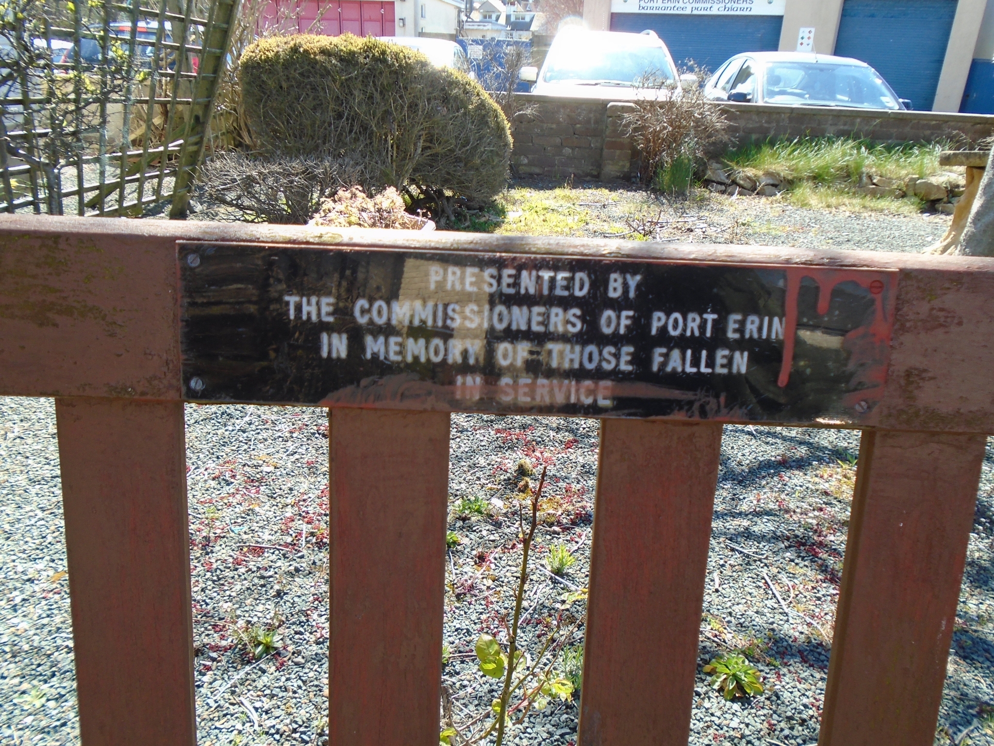 Port Erin Royal British Legion Garden Of Remembrance War