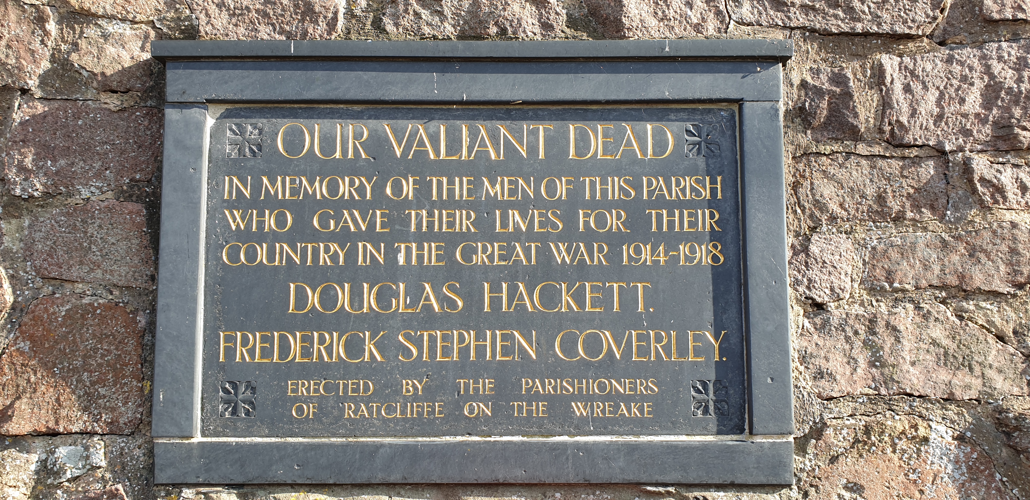 Ratcliffe on the Wreake War Memorials Online