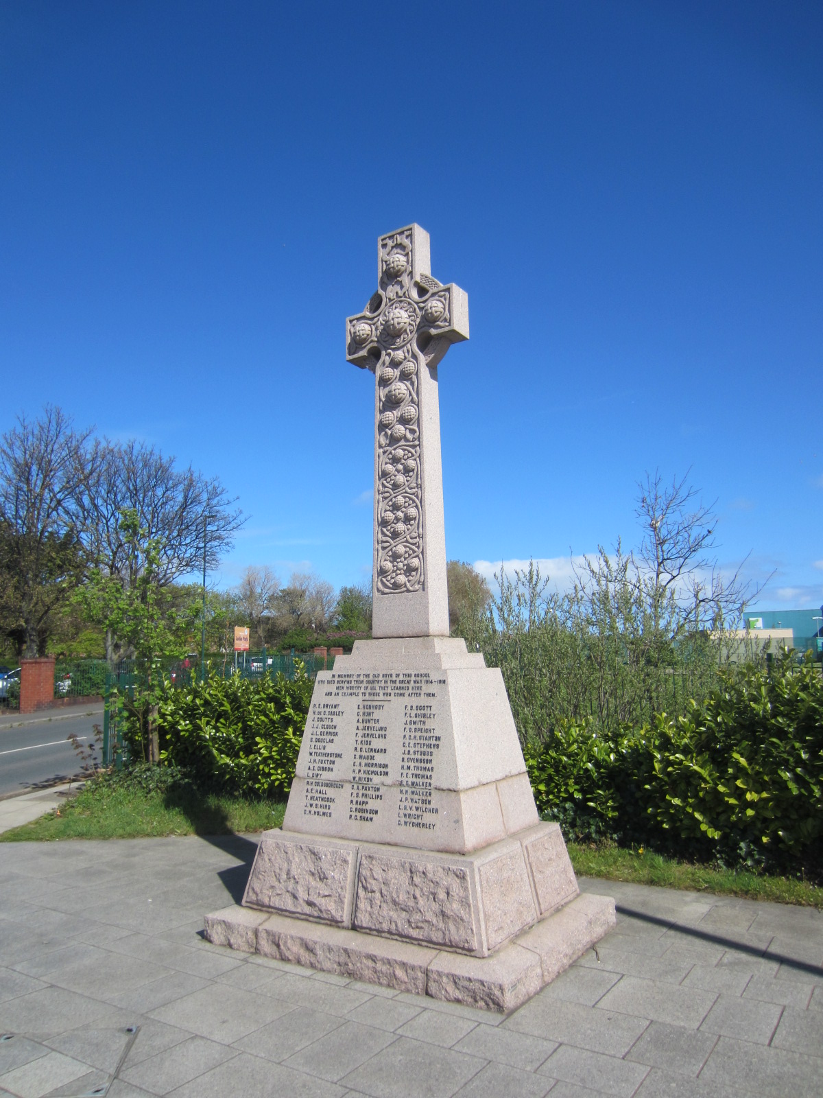 Sir William Turners School Memorial War Memorials Online