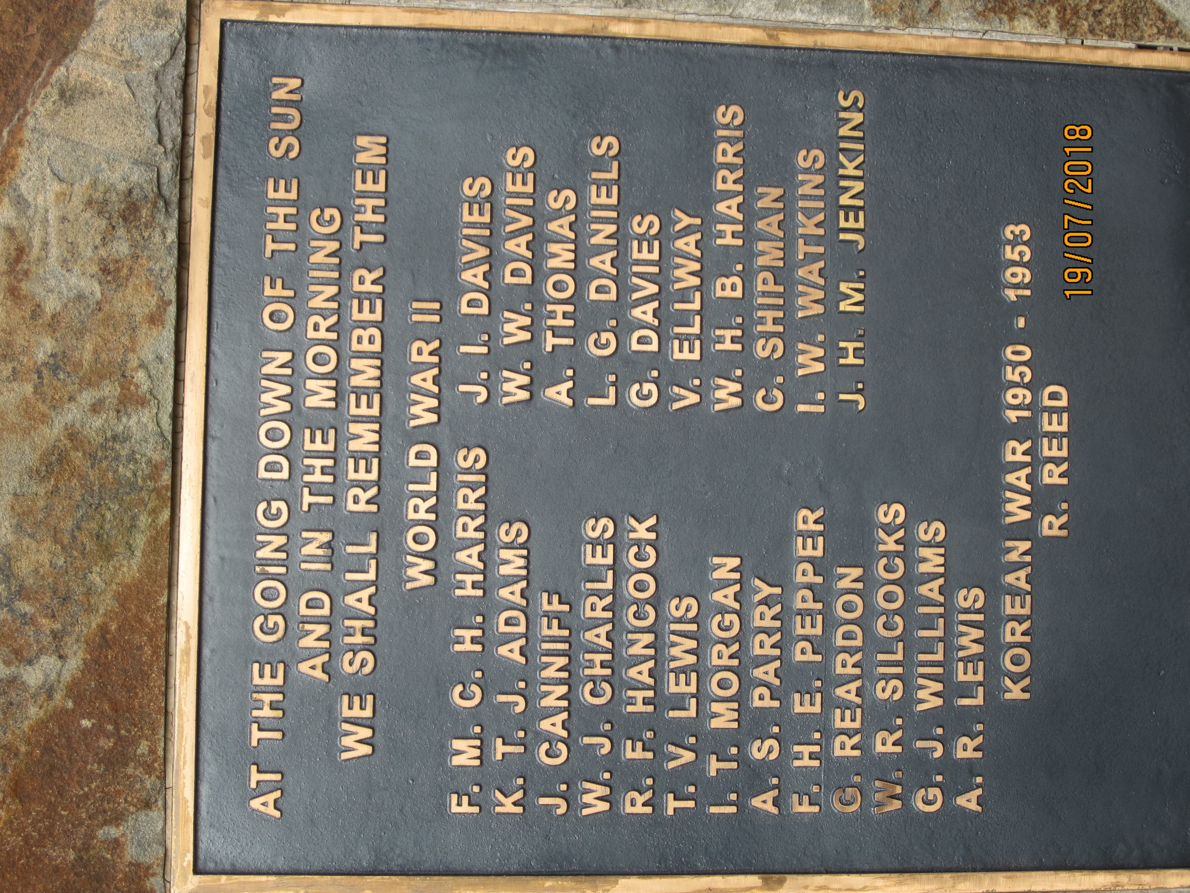 Oakdale War Memorials Online