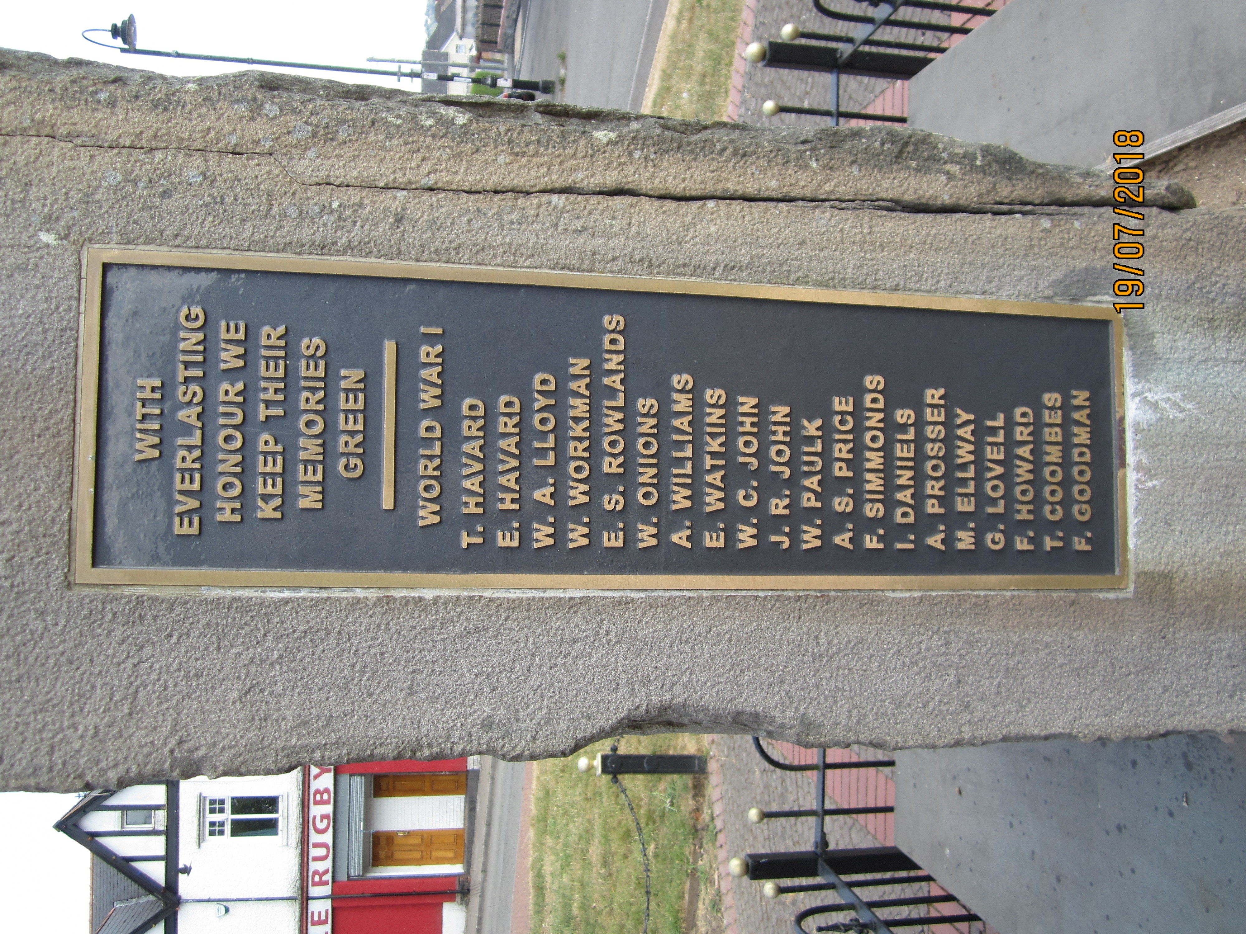 Oakdale War Memorials Online