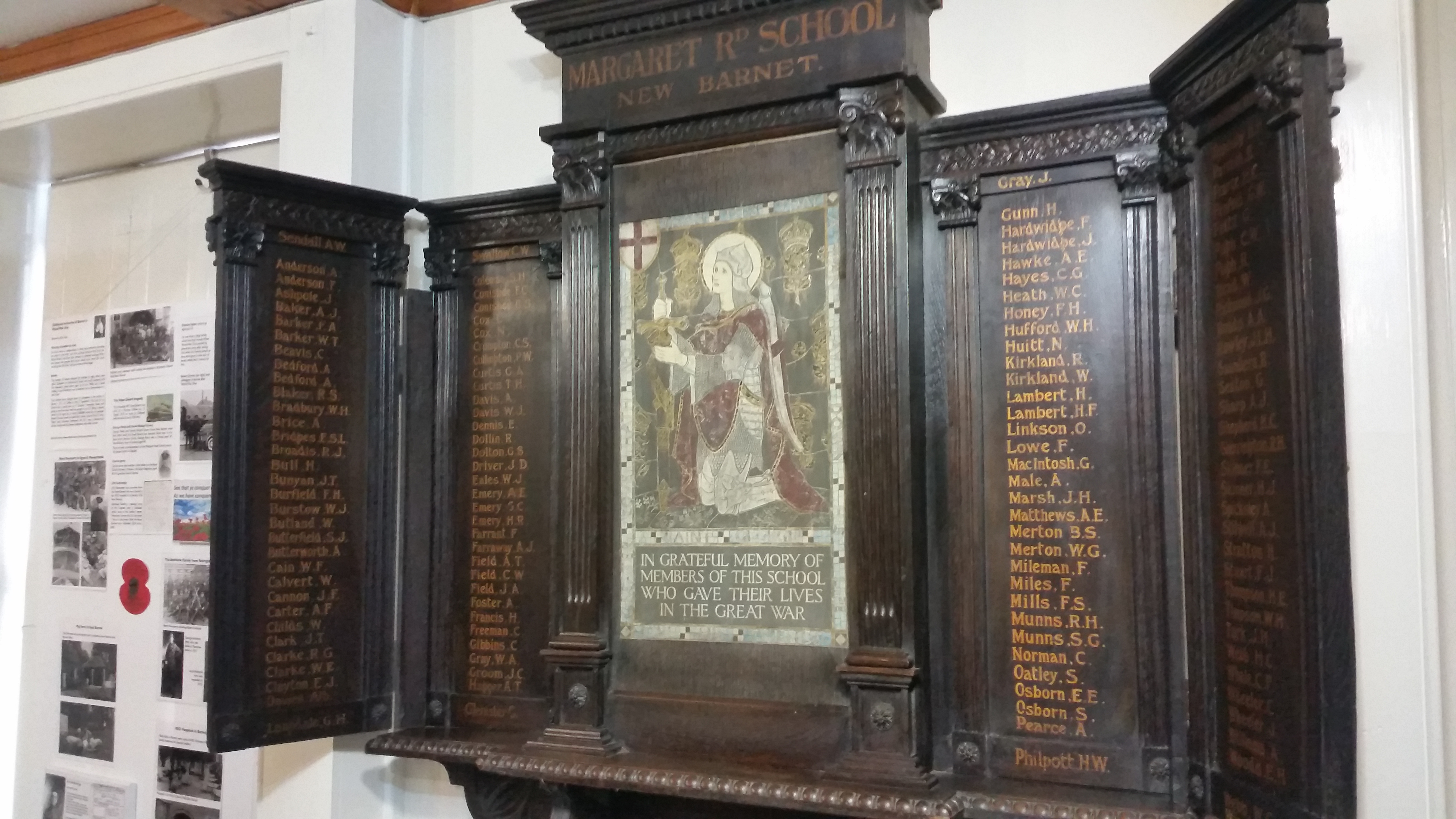 Margaret Road School New Barnet War Memorials Online