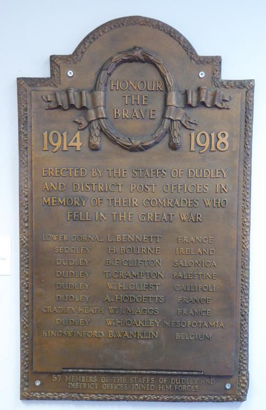 Dudley Post Office Staff WW1