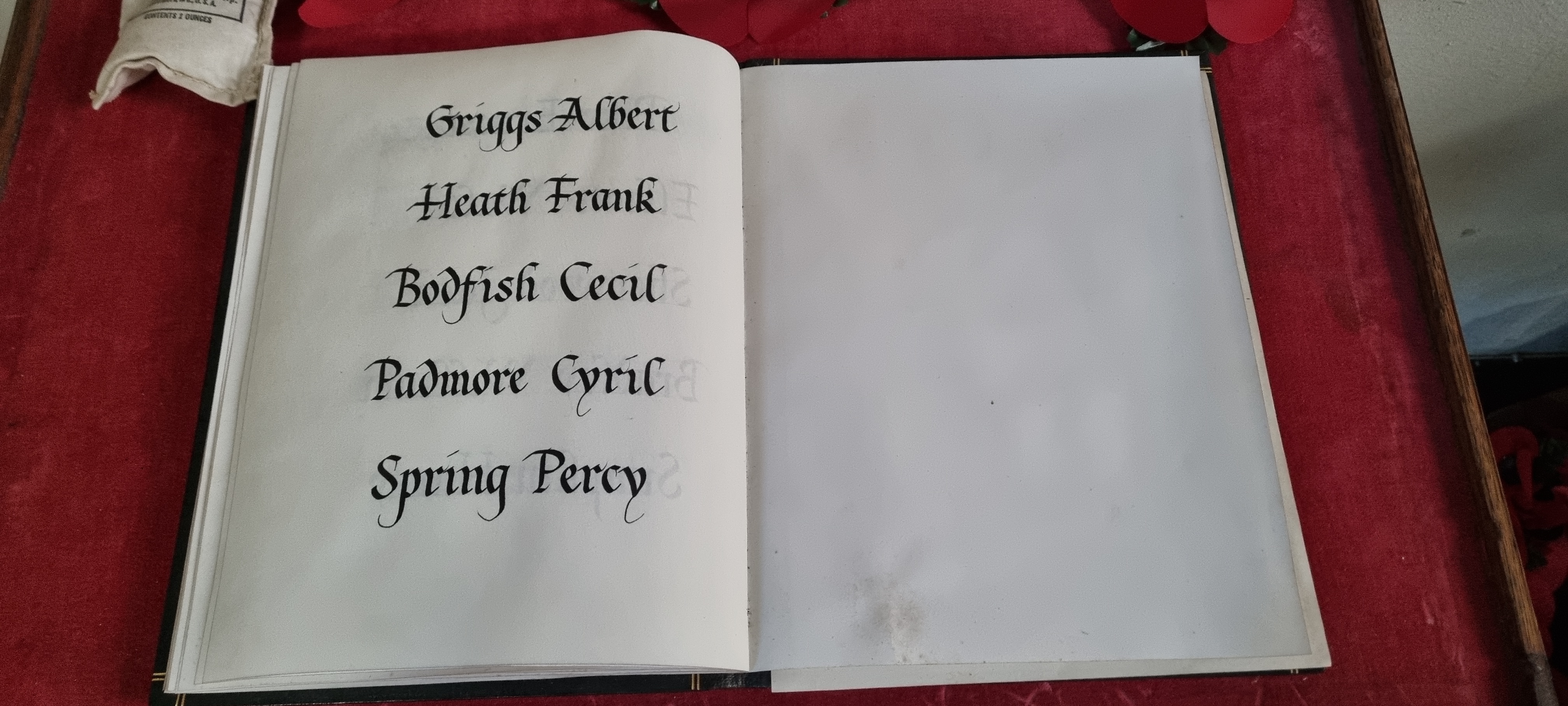 Asfordby Book of Remembrance