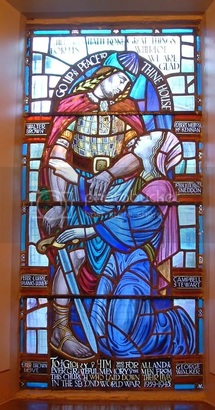 Flowerhill Church WW2 Window