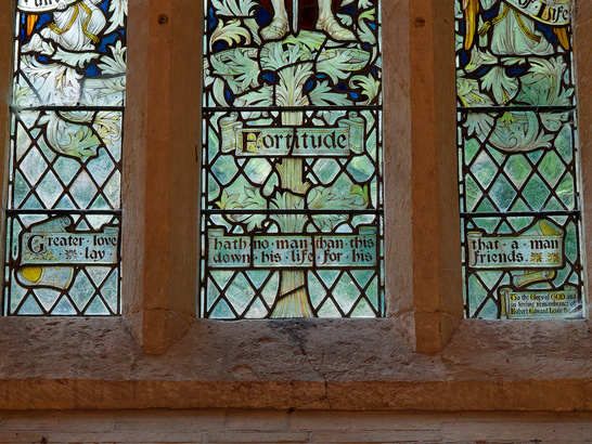 Lieut. R E L Scott memorial window