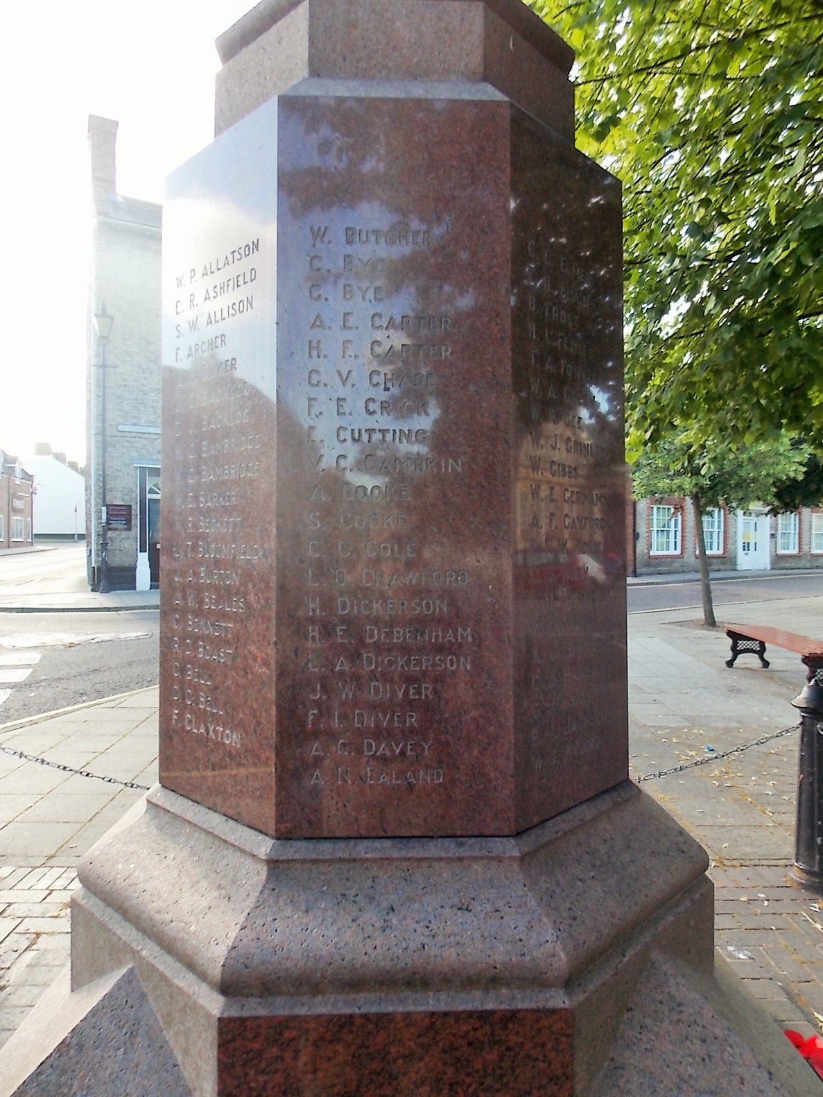 Thetford War Memorial War Memorials Online