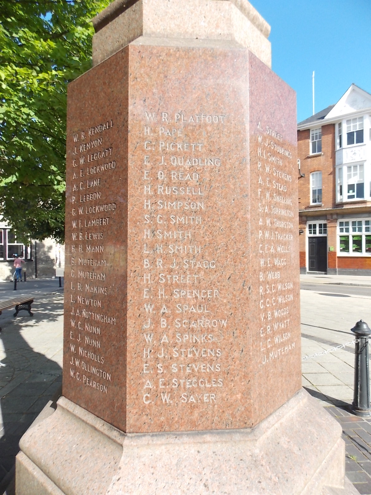 Thetford War Memorial War Memorials Online