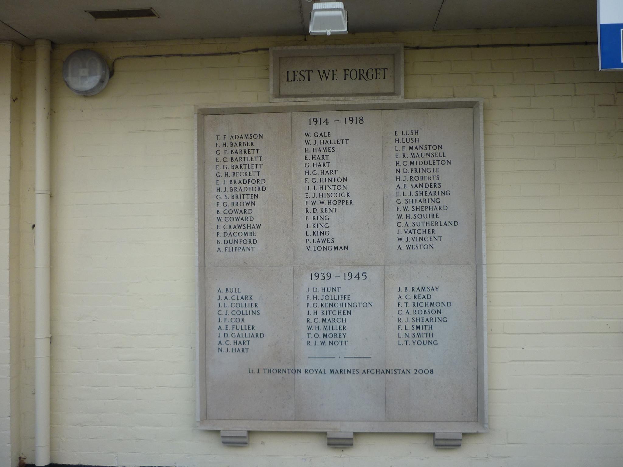 Ferndown Royal British Legion War Memorials Online