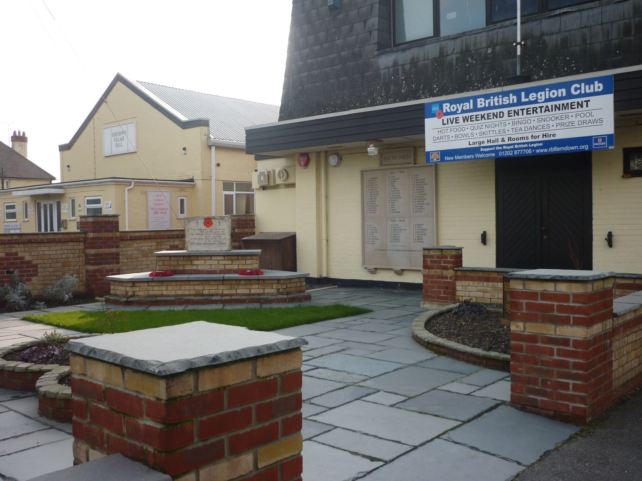 Ferndown Royal British Legion War Memorials Online